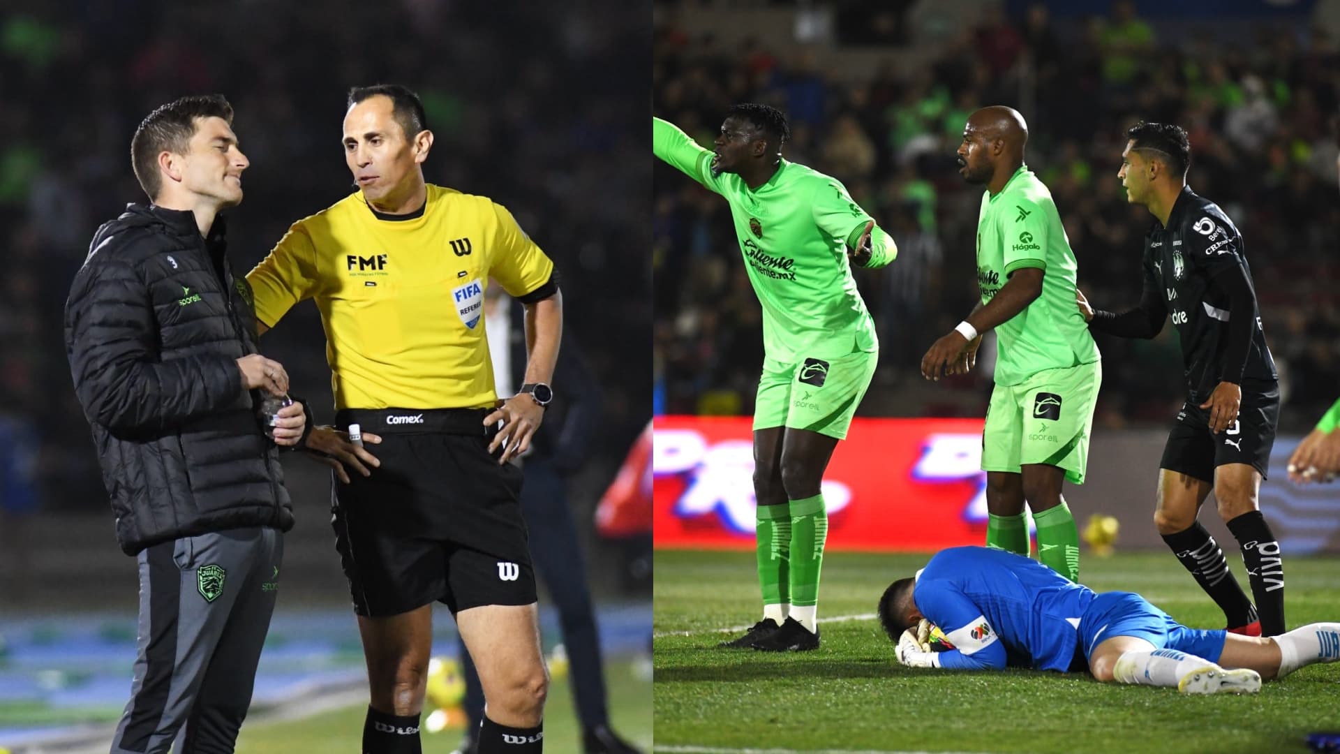 El arbitraje causa controversia en el Juárez vs Rayados | Foto: Mexsport