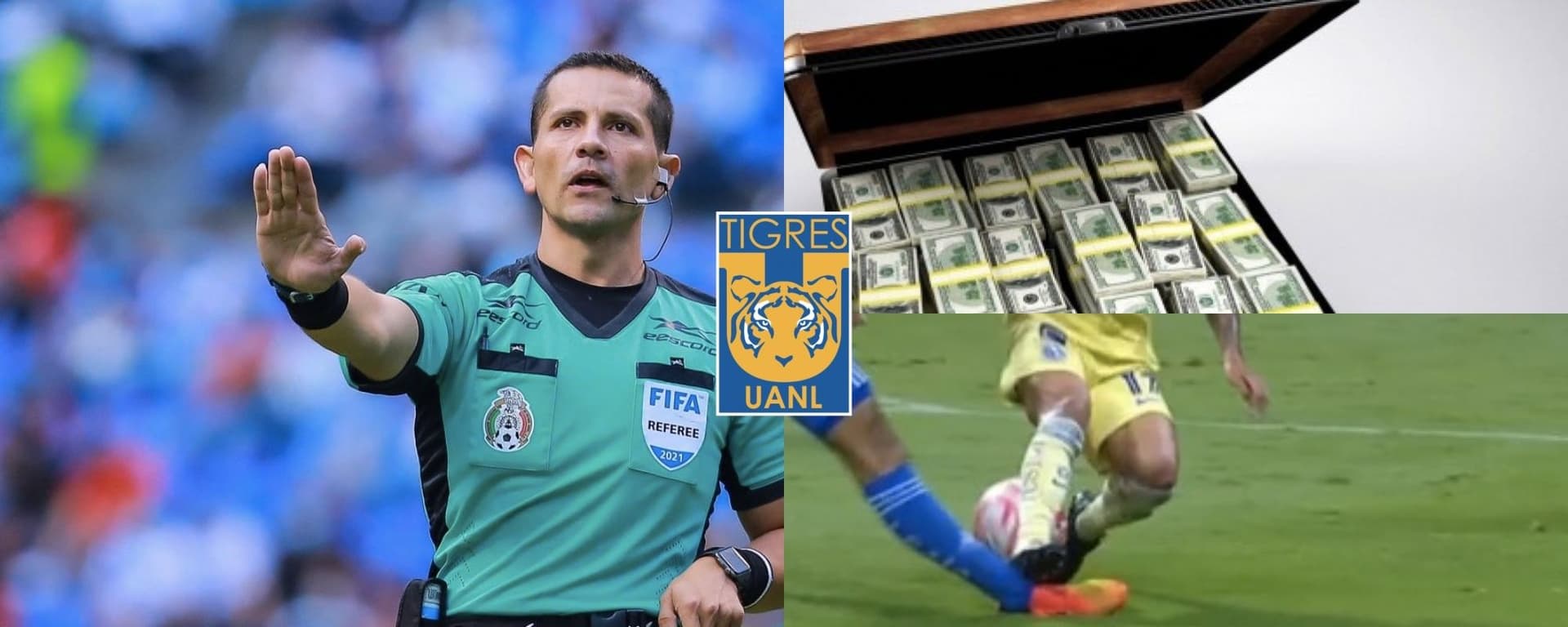 El árbitro perdonó una clara tarjeta roja al América, perjudica a Tigres y se revela cuál fue la cifra que causó esa decisión.