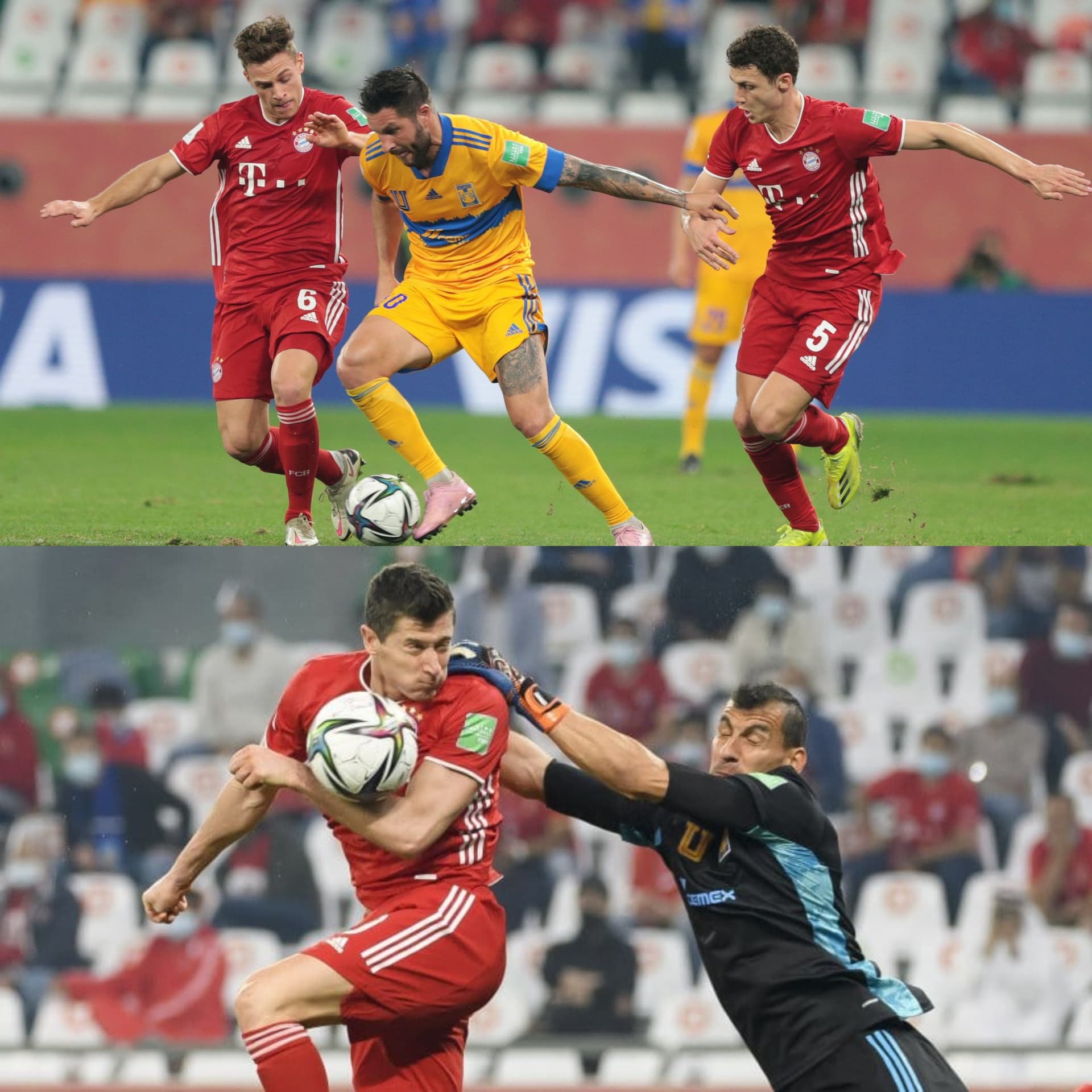 El arquero de Tigres no podrá cobrársela a Lewandoski.