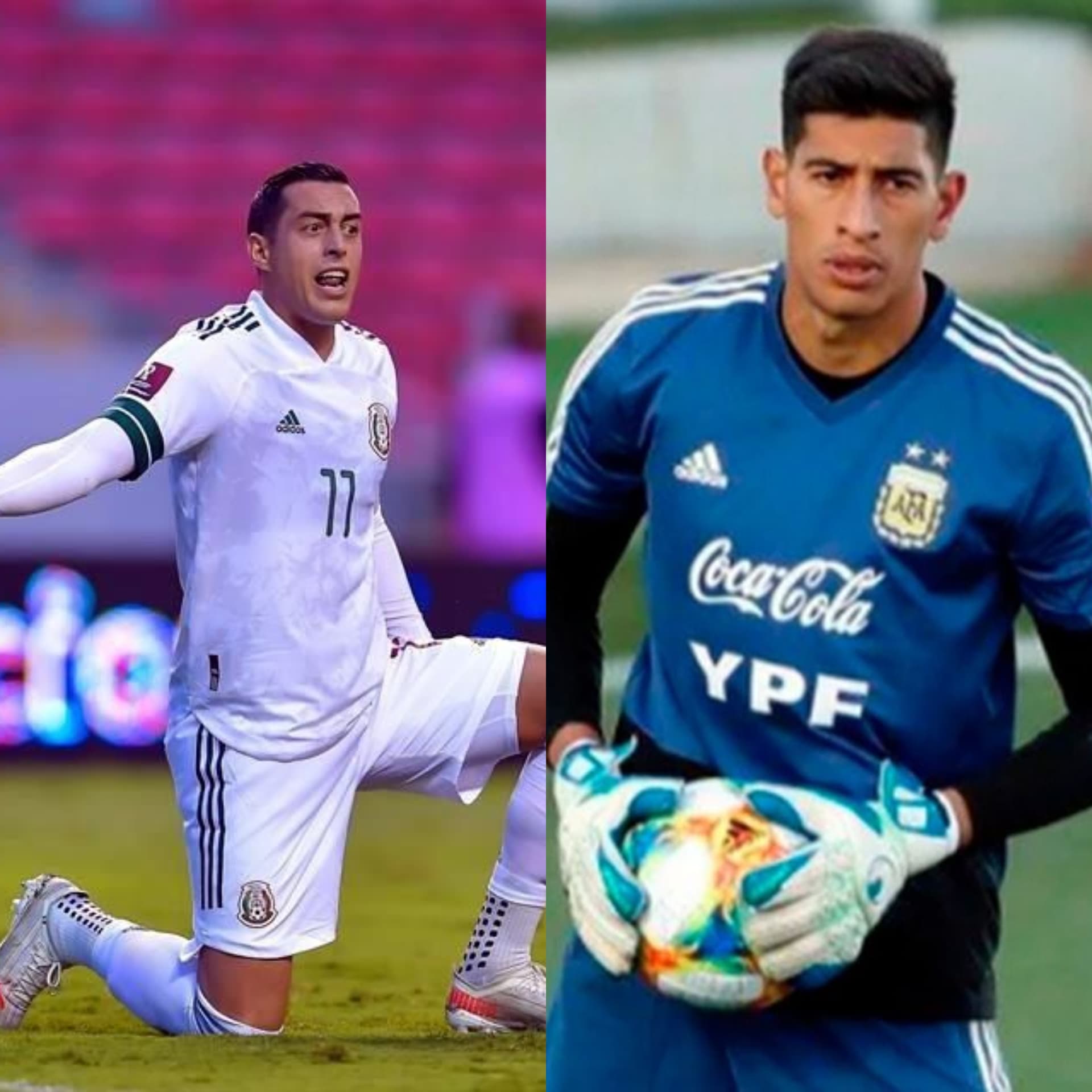 El arquero le respondió a Rogelio Funes Mori sobre sus expresiones.