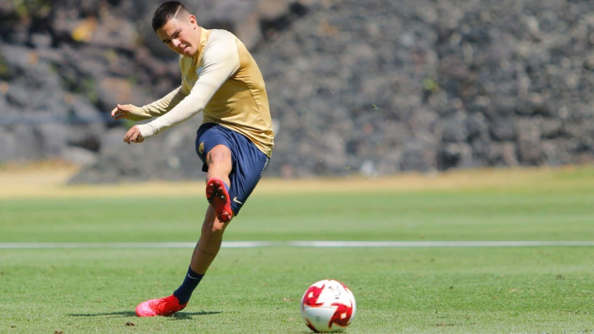 El canterano de Pumas sufrió una lesión en el partido pasado