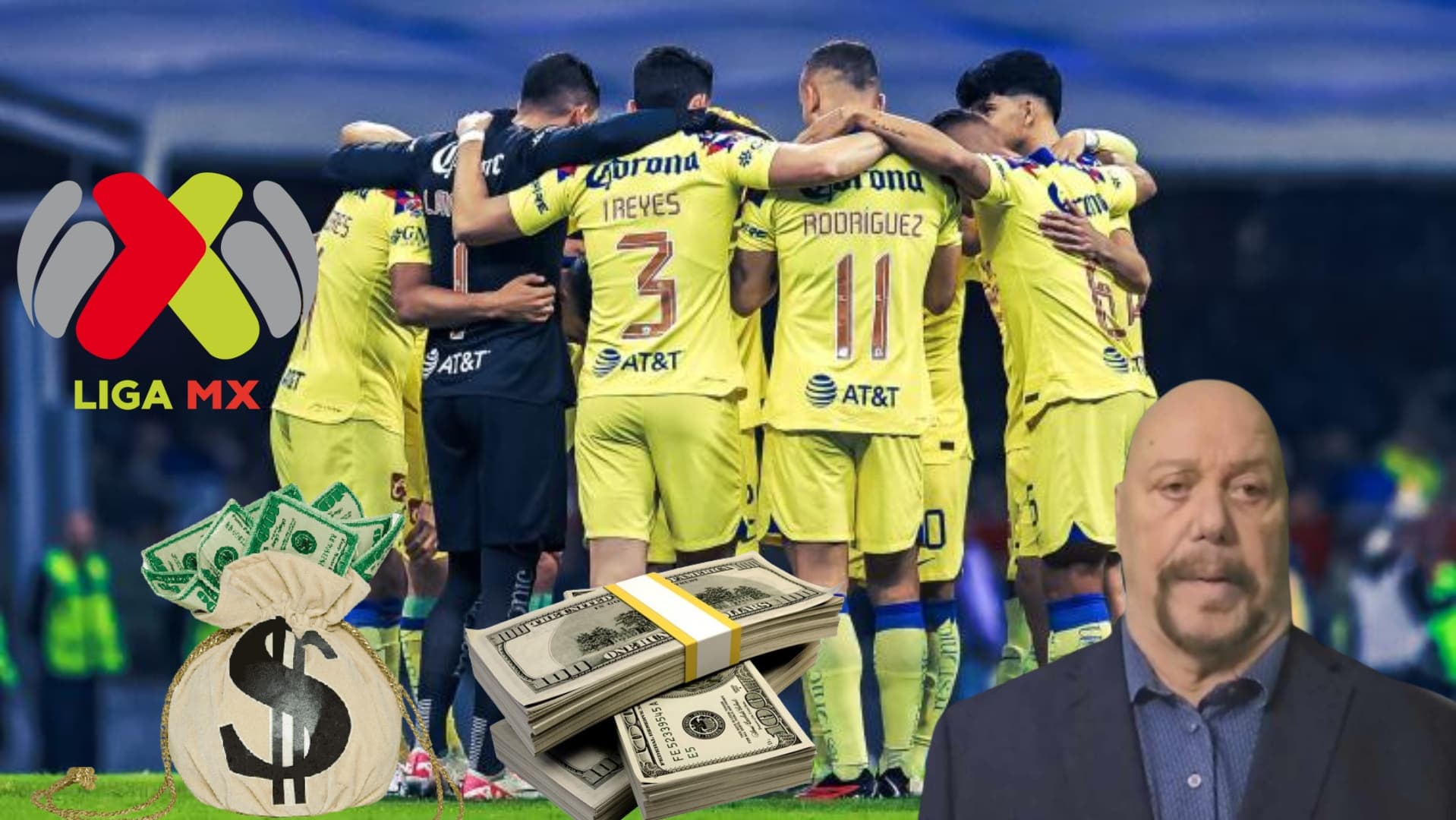 El Club América encabeza la lista con el plantel más caro de México en la actualidad.