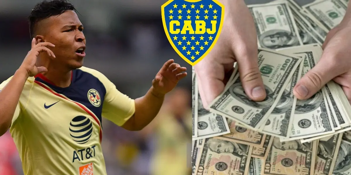 El Club América quiere recuperar su inversión y le pide una millonada por Roger Martínez ante el interés de Boca Juniors.