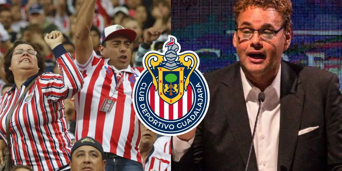 El comentarista deportivo fue puntual en su crítica a las Chivas.