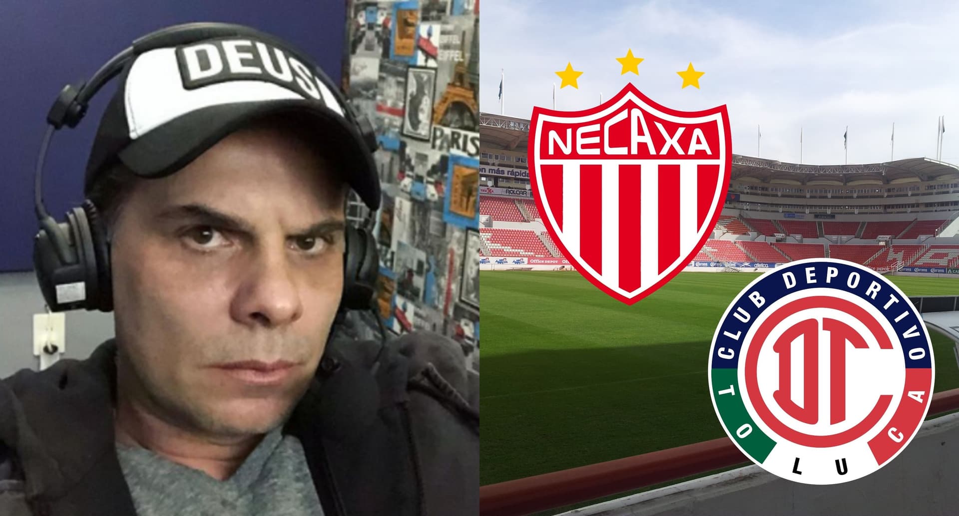 El comentarista estaba emocionado por ver a su nuevo equipo