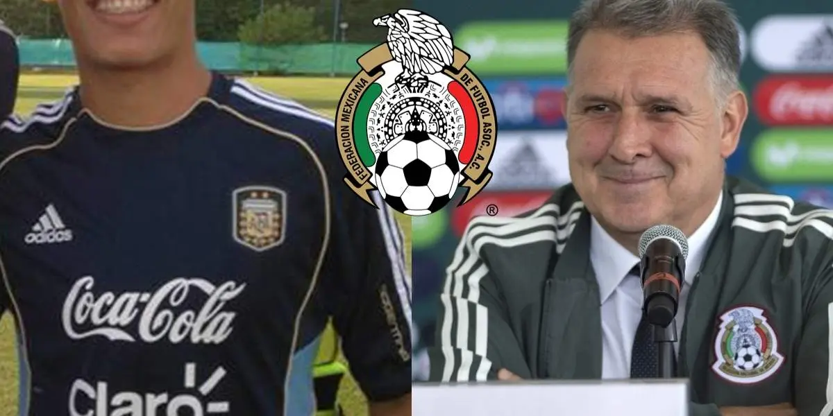 El delantero argentino que sueña con vestir la playera de México en un Mundial.