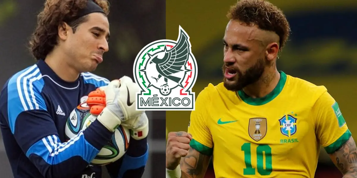 El delantero brasileño Neymar reconoce a un mexicano como el mejor portero, pero no es Guillermo Ochoa