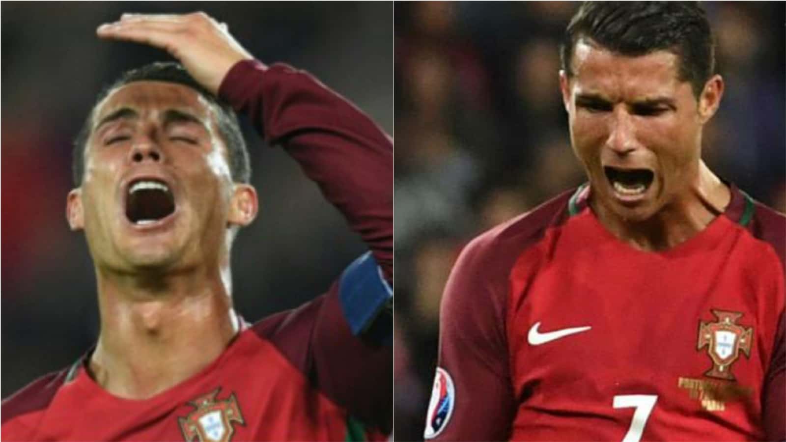 El delantero de la Juventus, tras salir al cambio ante España tuvo esta reacción con su compañero de equipo.