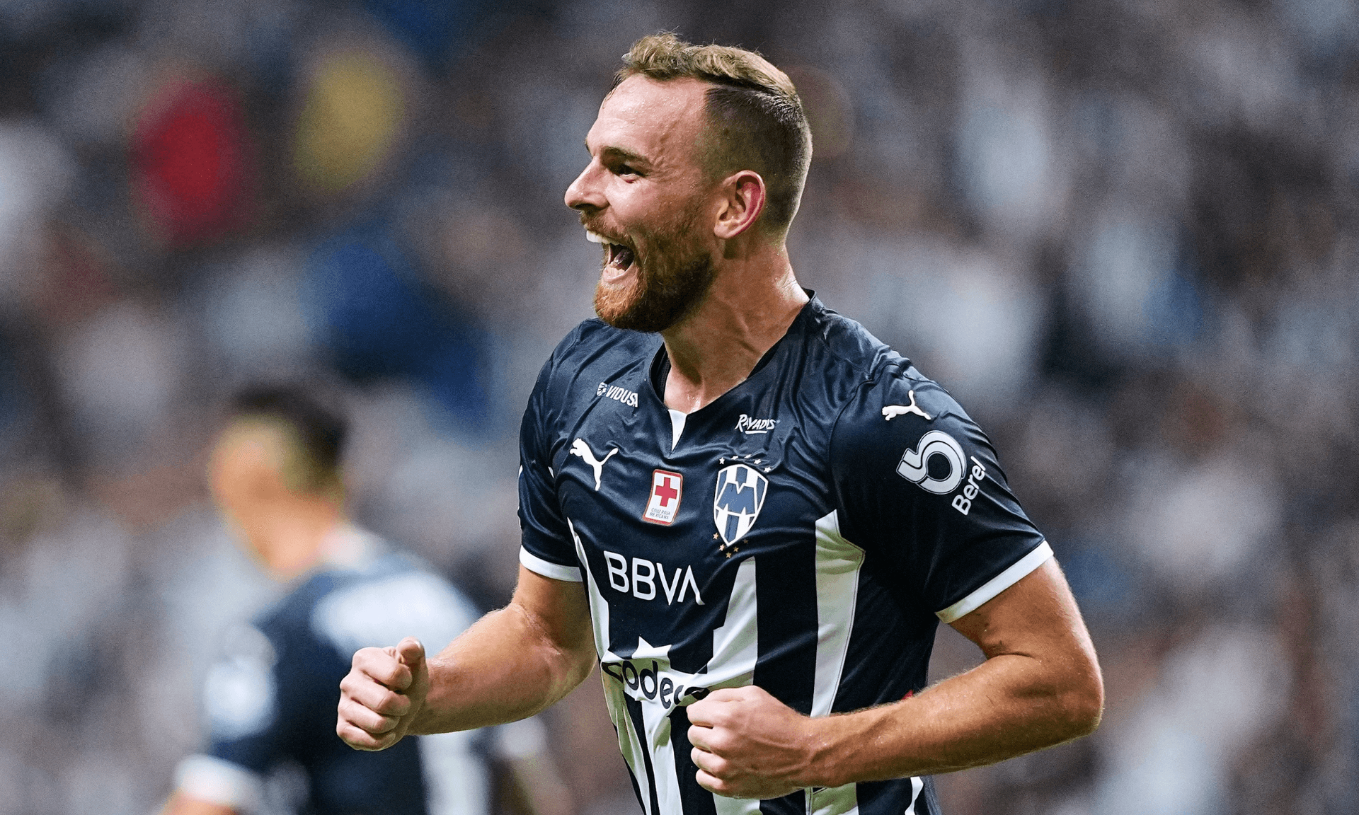 El delantero de los Rayados de Monterrey por fin pudo anotar y dar el triunfo al equipo