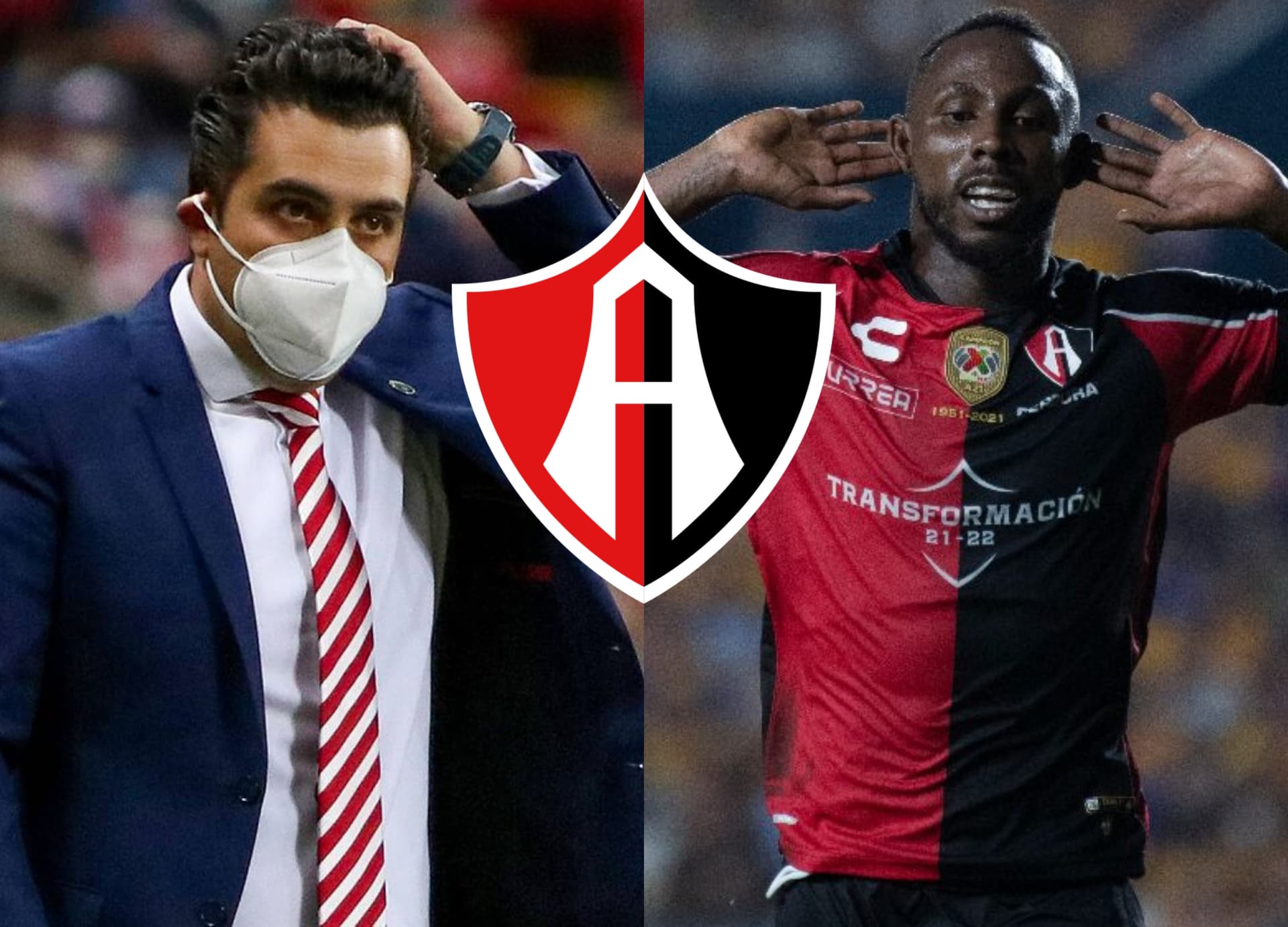El delantero del Atlas, Julián Quiñones, coincidió con el ex técnico de las Chivas en un equipo de la Liga de Expansión.