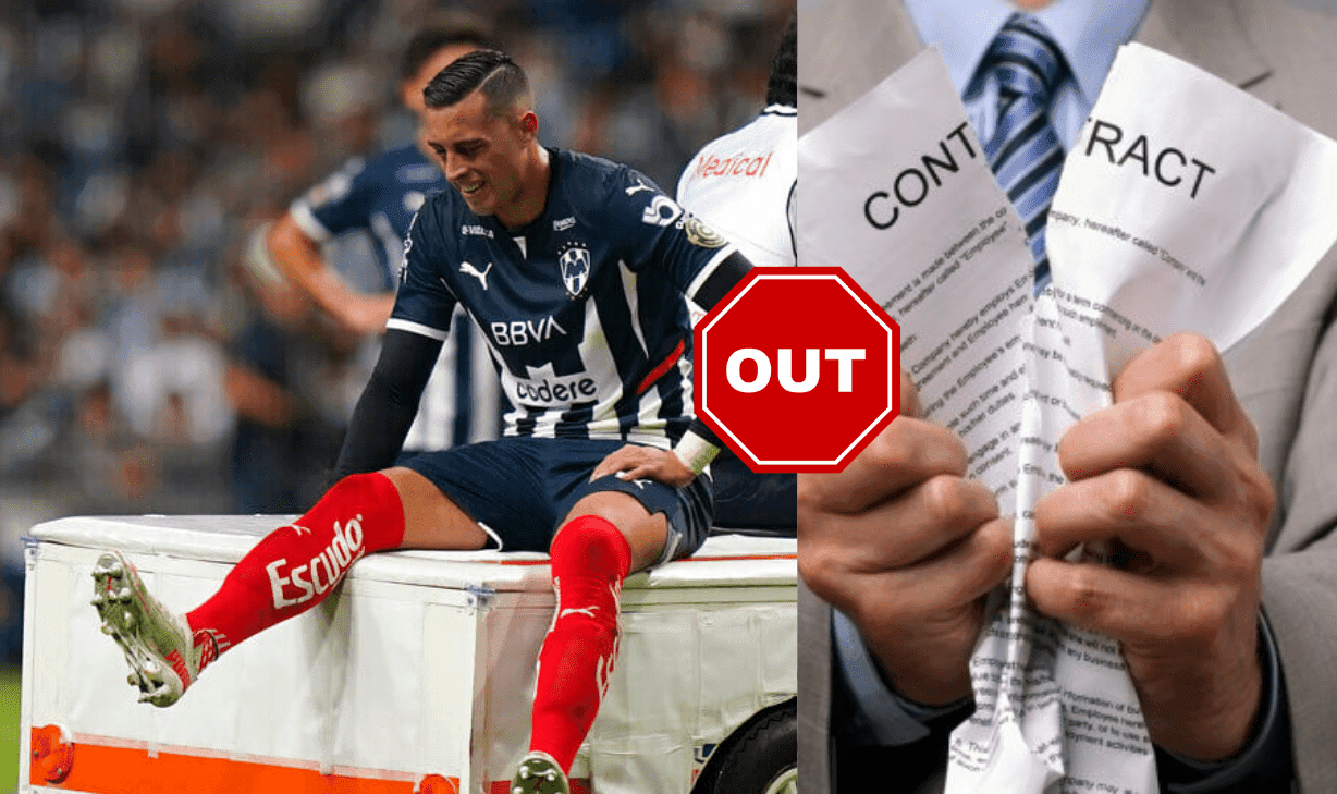 El delantero naturalizado se lesionó otra vez en Monterrey