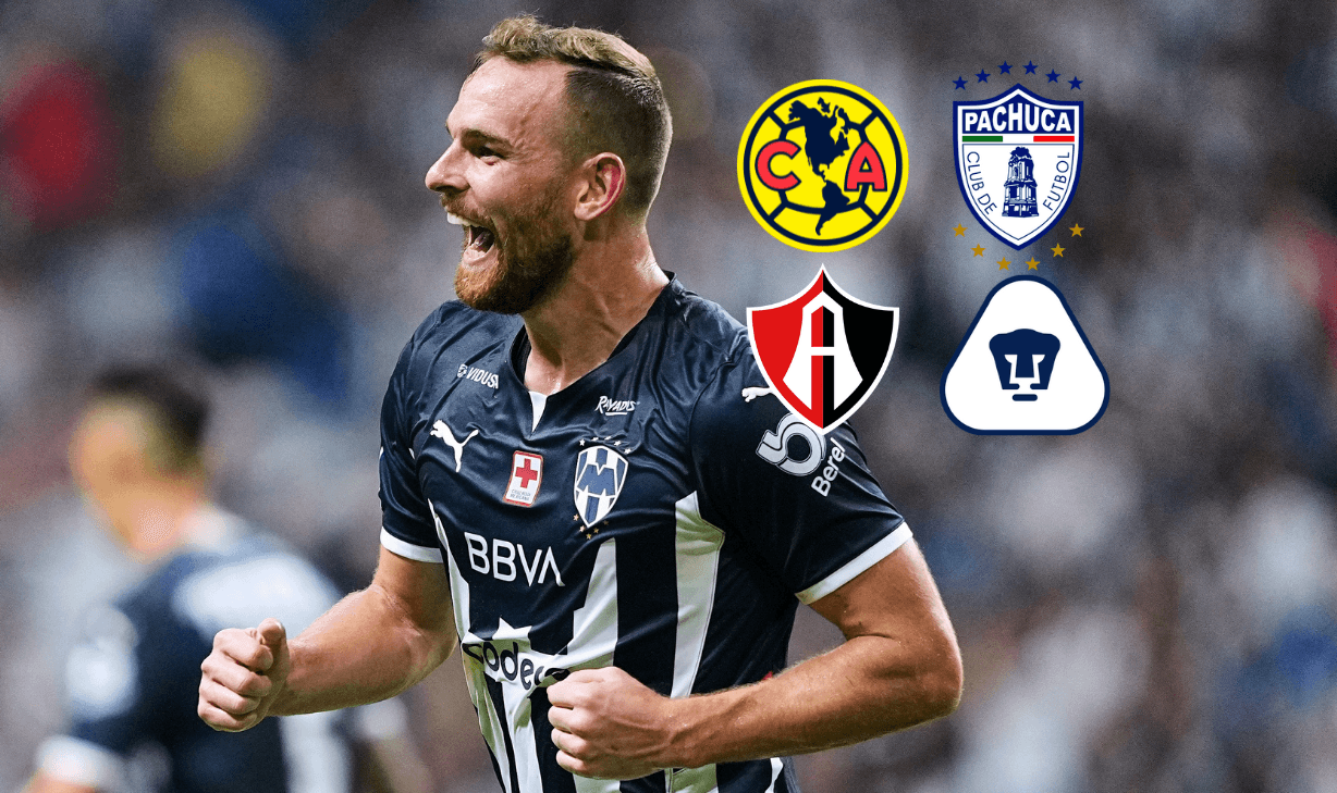 El delantero neerlandés finalmente marcó con Rayados, aunque su estancia en La Pandilla no sería muy larga