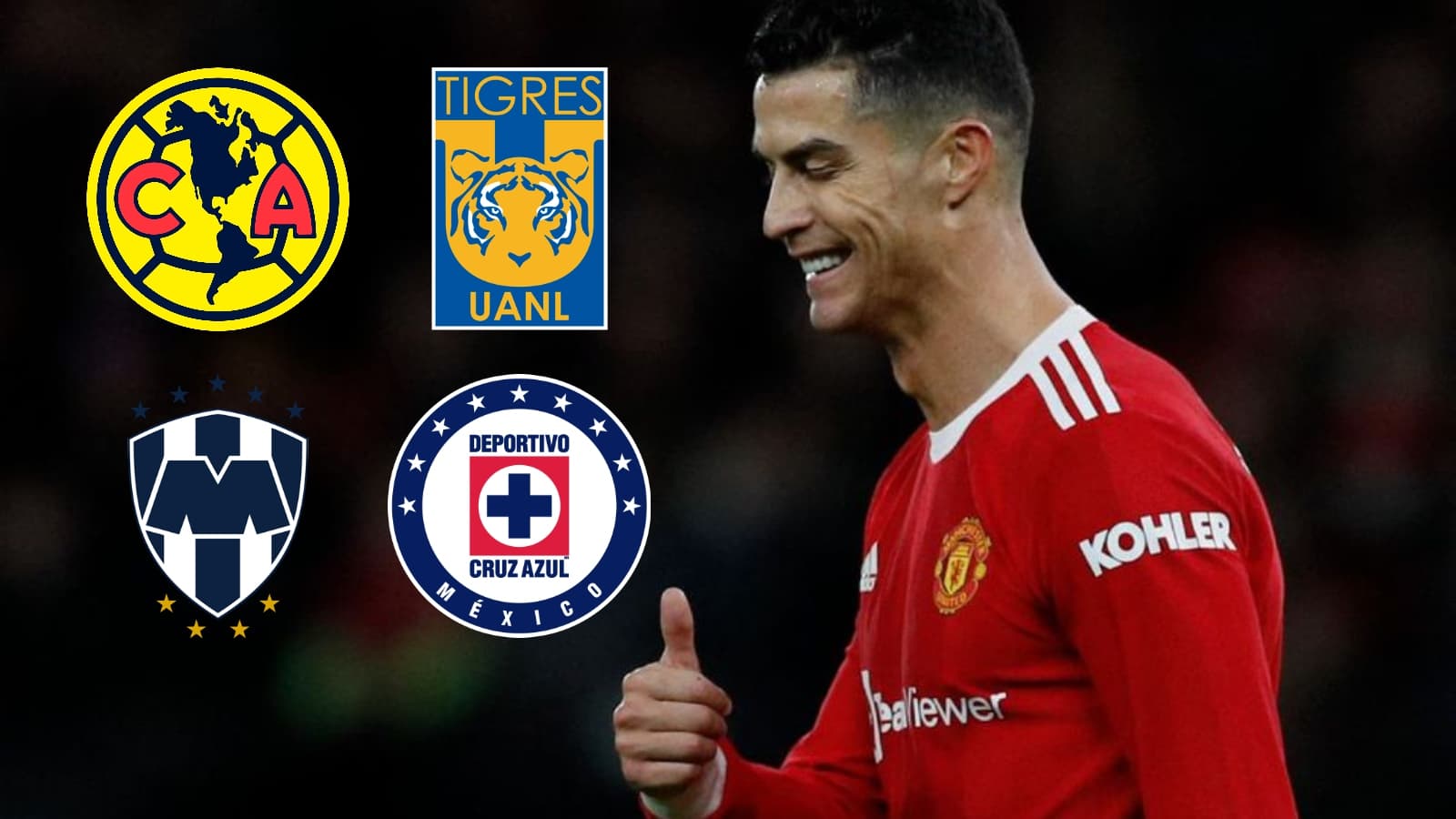 El delantero portugués Cristiano Ronaldo solamente considera a un equipo mexicano como grande