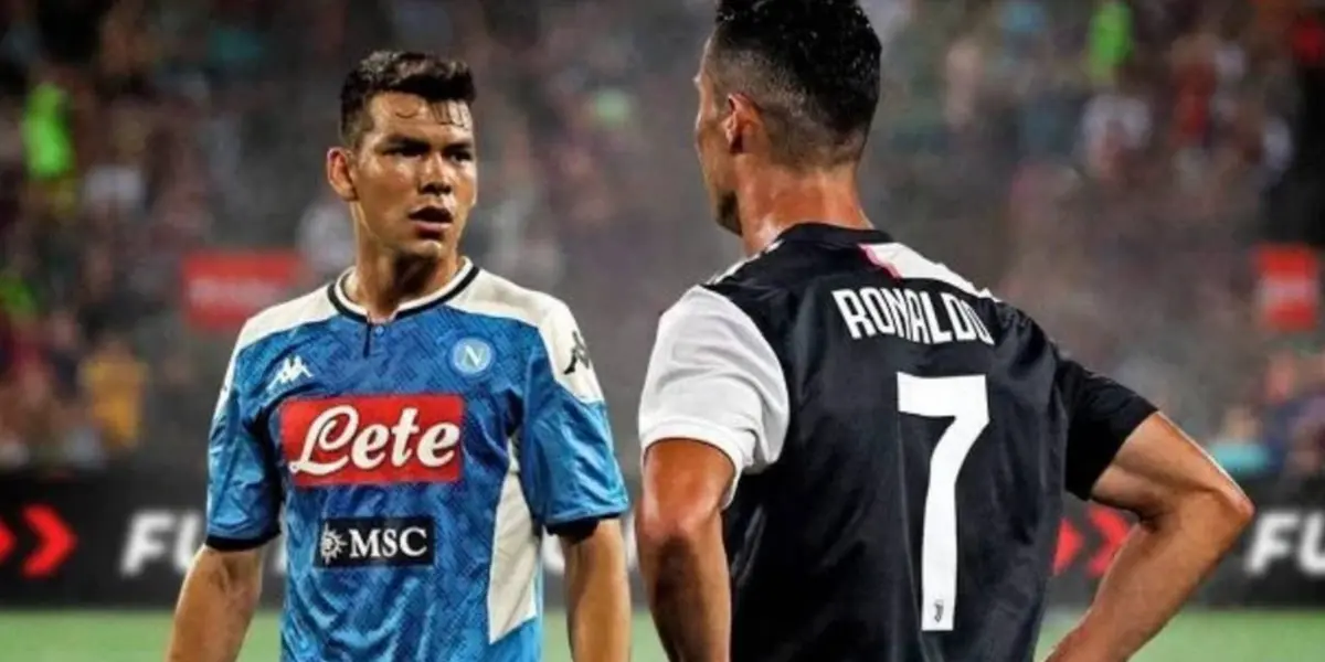 El desplante de Cristiano Ronaldo para Hirving Lozano en Italia que puso furiosos a los hinchas del Napoli.