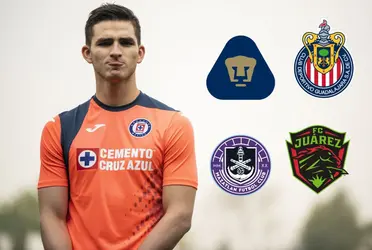 El destino de Sebastián Jurado estaría lejos de la Noria; Cruz Azul lo enviaría a otro club al finalizar el torneo