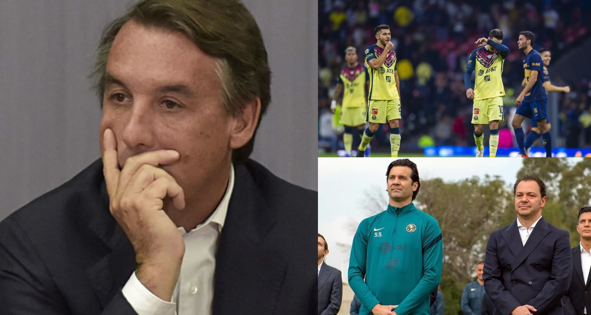 El dueño de las Águilas habló sobre el problema deportivo que tiene la institución. Para Azcárraga, sí hubo responsabilidad de Baños y de Solari, también ya expuso quiénes se irán del equipo tras este fracaso.
