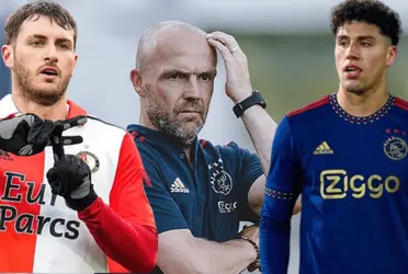El entrenador del Ajax, Maurice Steijn, dejó salir a Jorge Sánchez y ahora le llega el Karma en el duelo con Feyenoord