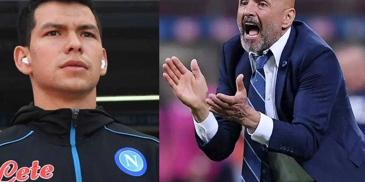 El entrenador del Napoli, Luciano Spalletti confesó que sucedió con Hirving Lozano cuando se encontraron en el vestuario