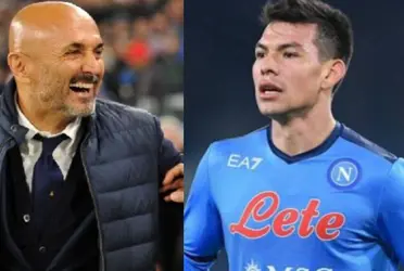 El entrenador del Napoli, Luciano Spalletti, y el insulto en contra de Hirving Lozano 