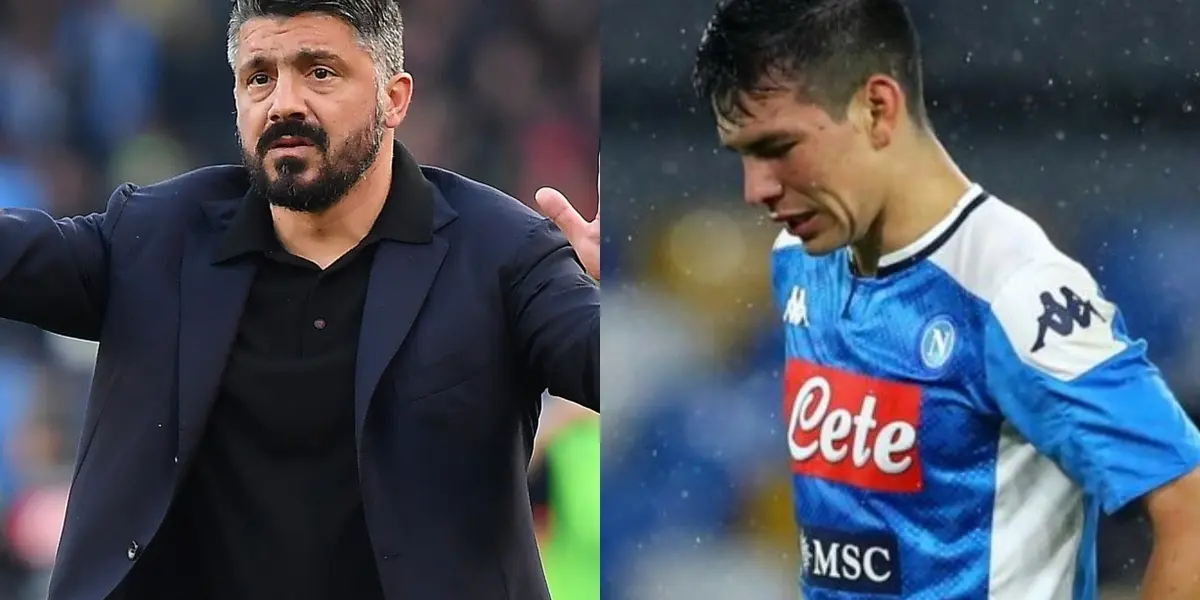 El entrenador italiano habló luego del partido de la final en la que Napoli le ganó a Juventus. El entrenador de nuevo reaviva la polémica con Hirving Lozano.