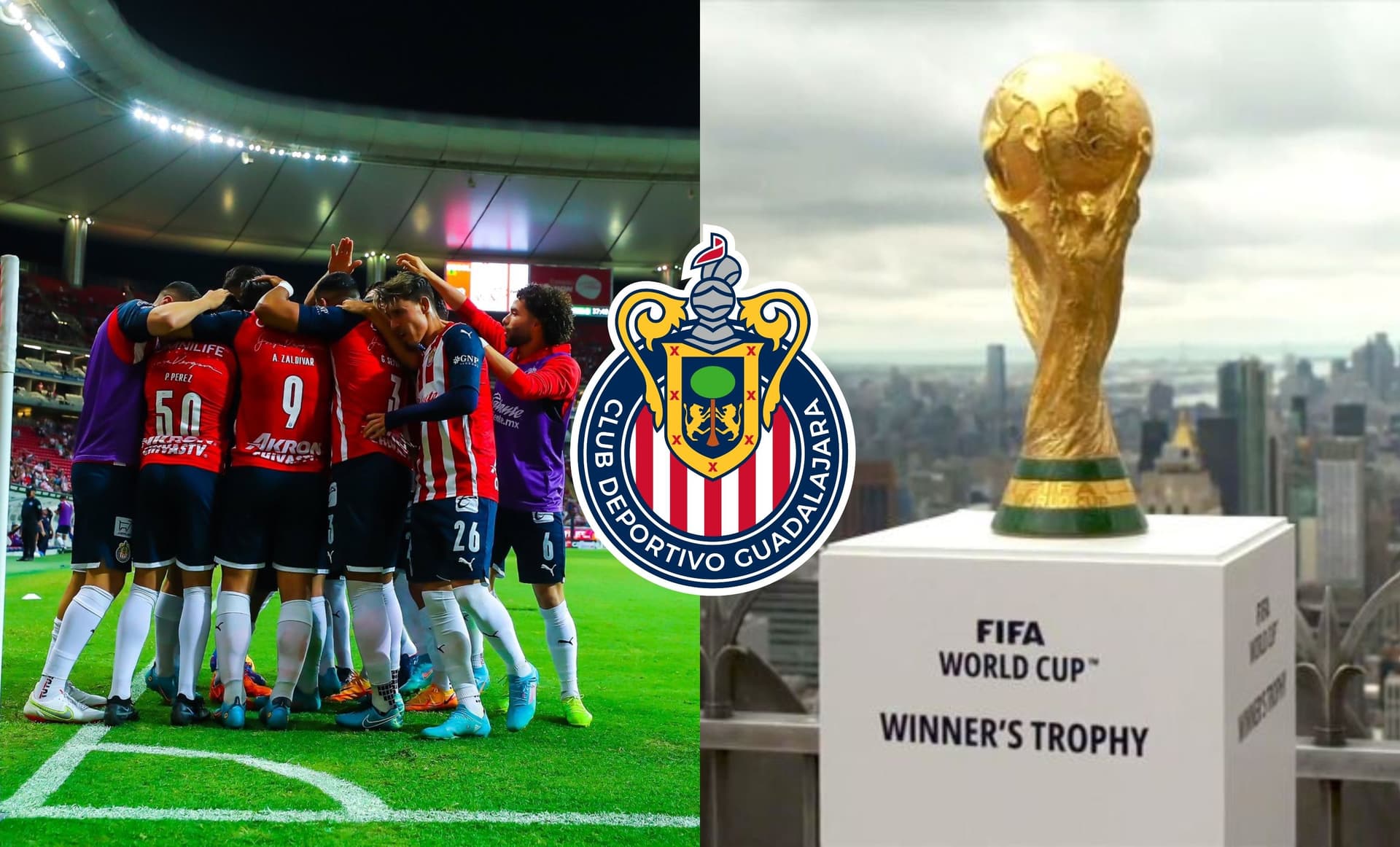 El Estadio de las Chivas será mundialista en 2026.