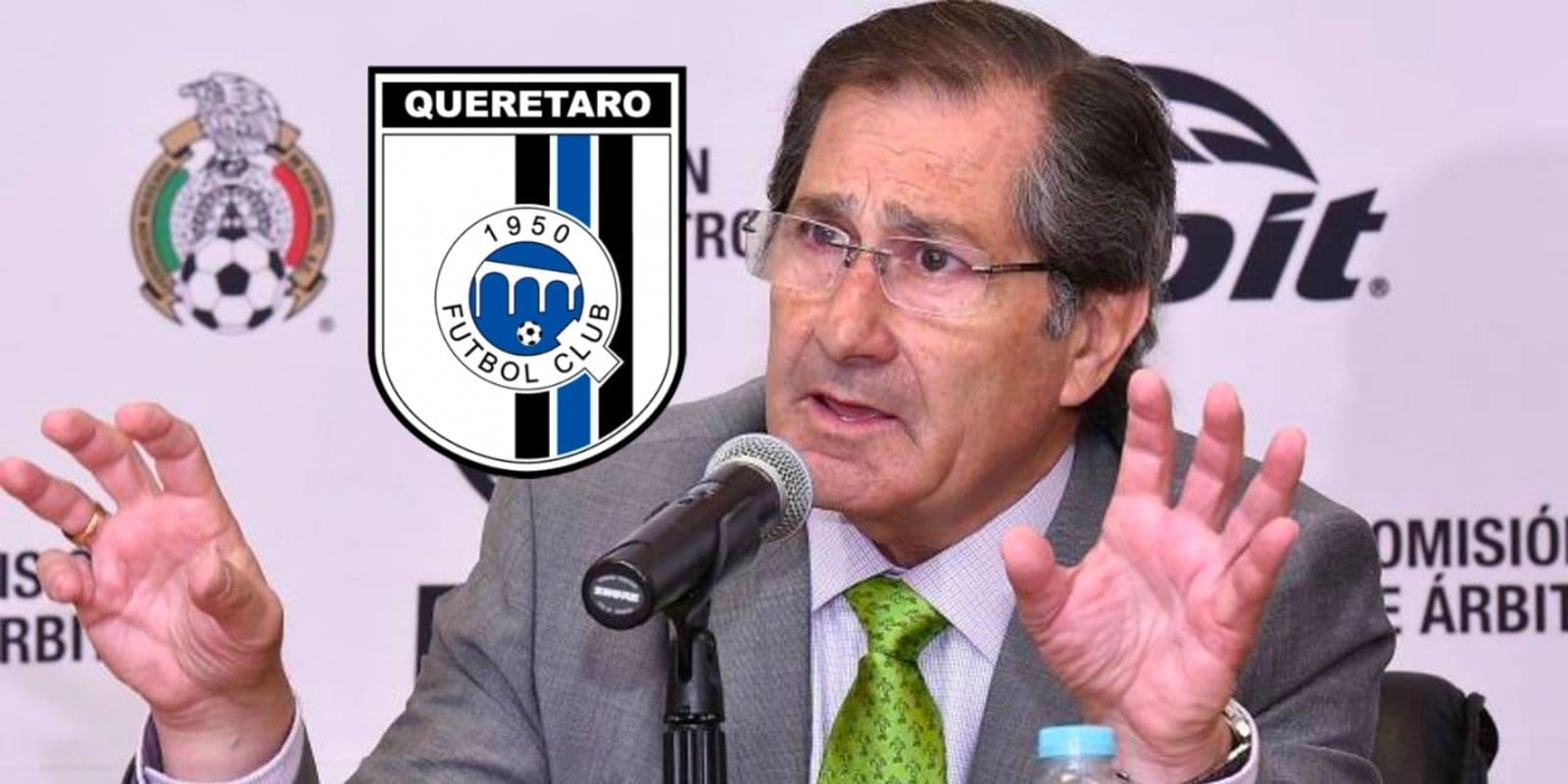 El ex árbitro de fútbol revela el destino de Gallos Blancos tras su pésima temporada.