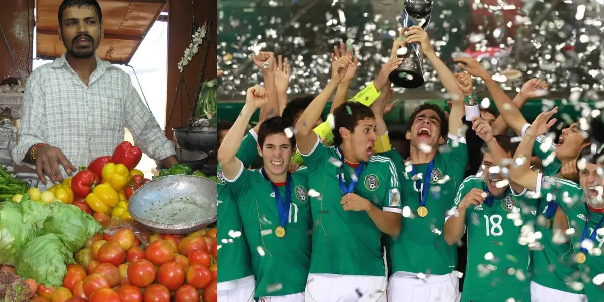 El ex campeón con México Sub-17 que se gana la vida vendiendo verduras.