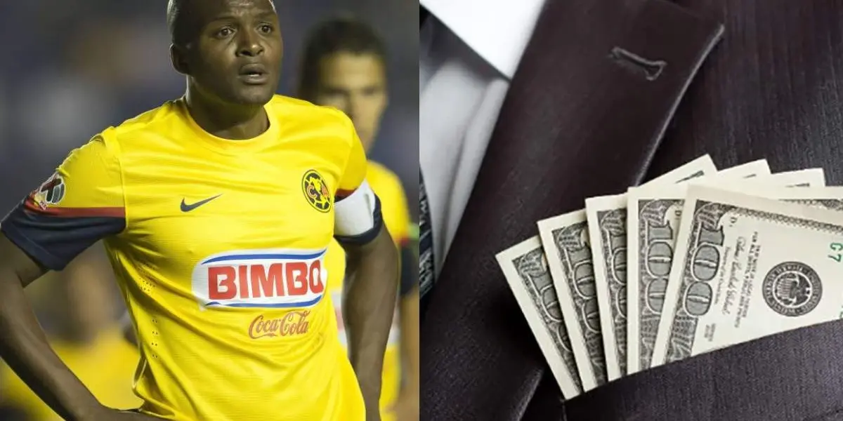 El ex defensa del Club América, Aquivaldo Mosquera tiene una nueva faceta donde cobra 25 dólares.
