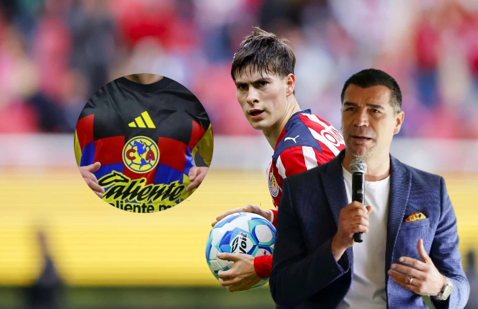 El ex delantero no pudo ocultar su gusto por uno de los actuales elementos del América.