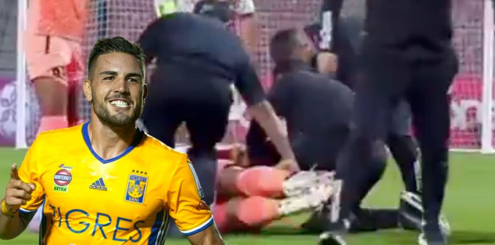El ex jugador de Tigres se desplomó en un partido en Qatar, mira lo que pasó con Andy Delort