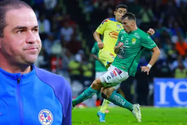 El ex jugador del América, Federico Viñas, anotó el primer gol del partido entre azulcremas y León