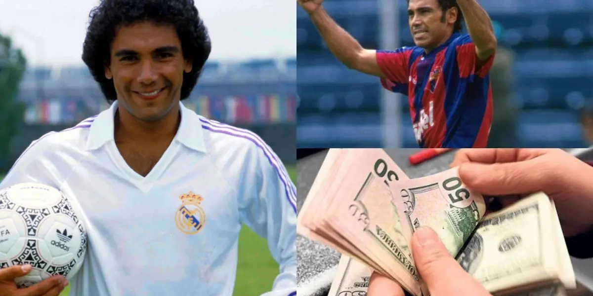 El ex jugador del Real Madrid confesó que en su momento, el club Atlante le pagaba más dinero que lo que pagaba el cuadro galáctico.