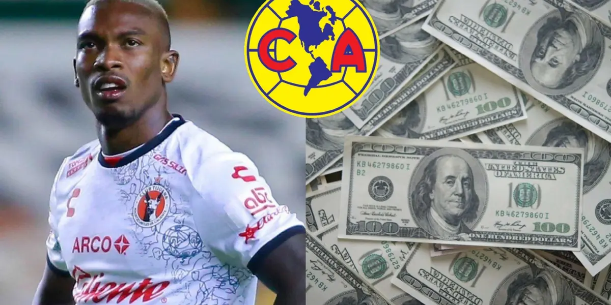El extremo colombiano está en el radar del Club América para el próximo mercado.