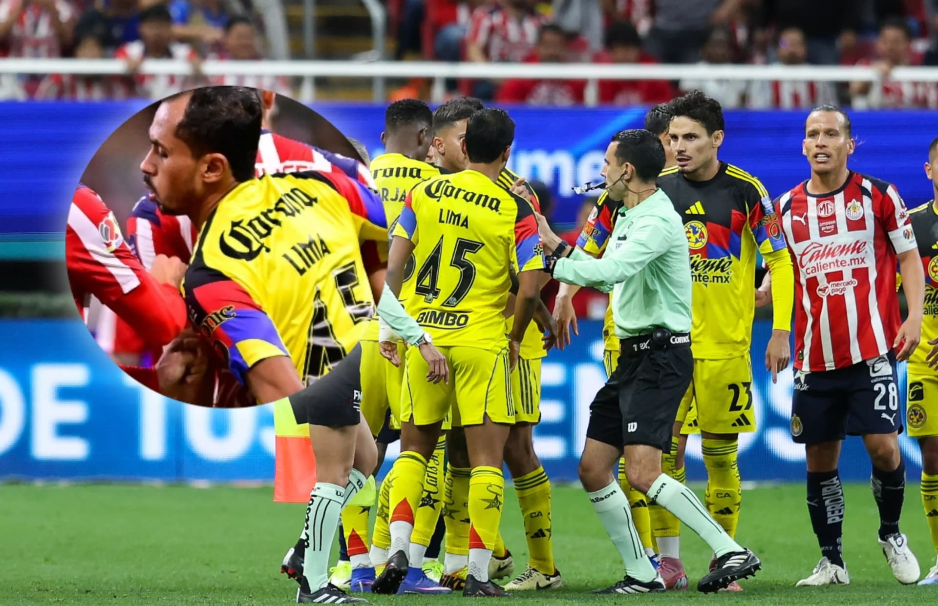El futbolista brasileño ingresó en la segunda mitad para intentar ayudar a su equipo.