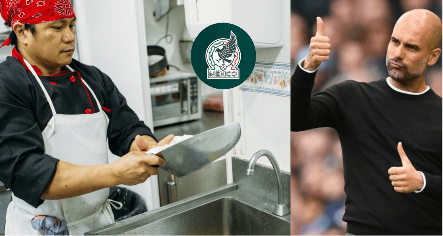 El futbolista pasó de tener una relación de amistad y admiración con Pep Guardiola a lavar platos en un mercado de México.