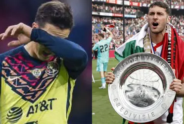 El futbolista que jugó en el América y ahora derramó lágrimas tras ver a Santiago Giménez campeón de la Eredivisie con el Feyenoord 