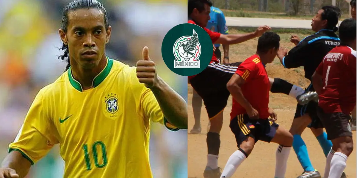 El futbolista se dio el lujo de estar en el Tri y de borrar a Ronaldinho en uno de los juegos del seleccionado nacional de México, ante Brasil. Ahora Salvador Carmona juega por algunos pesos. 