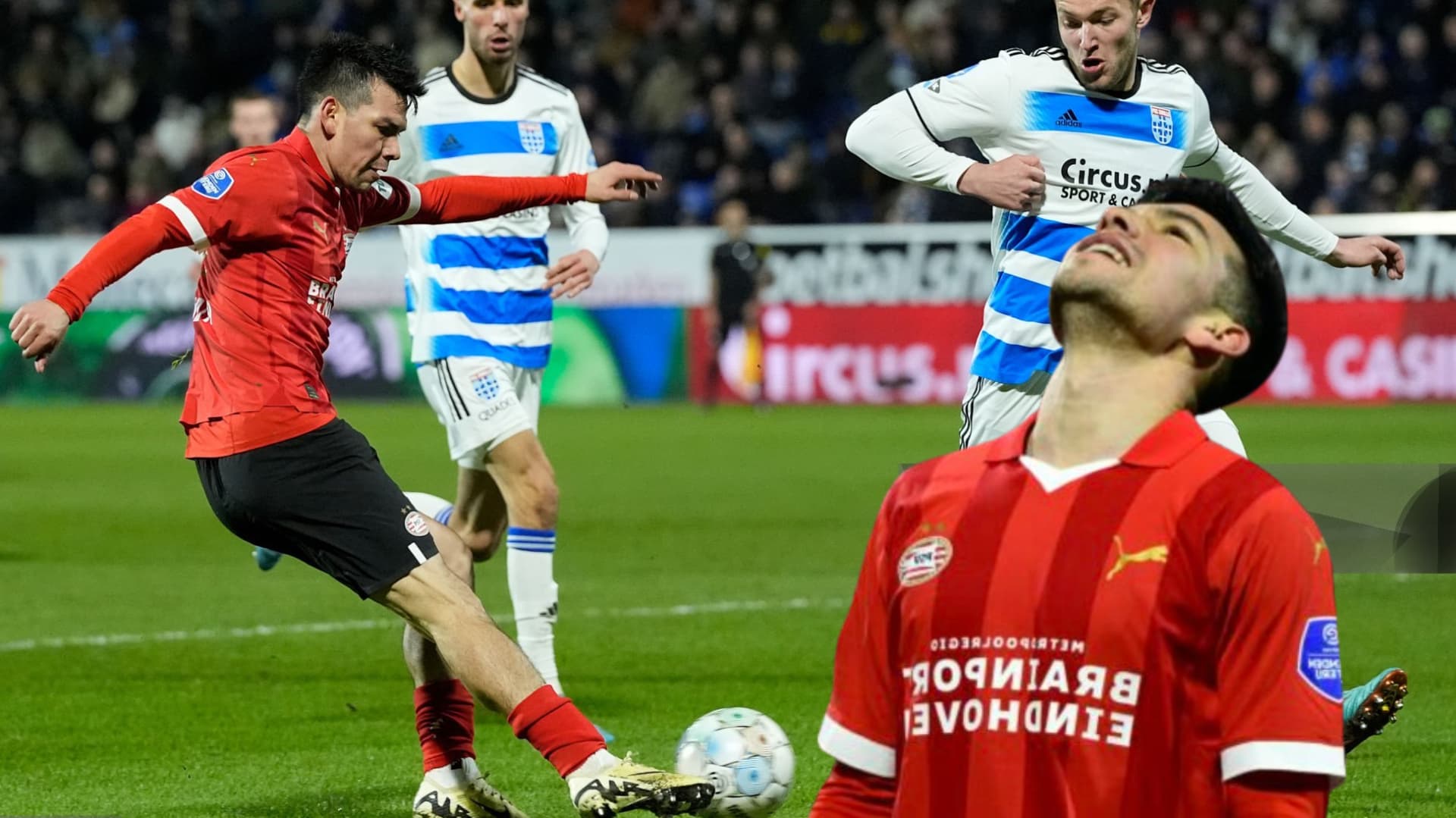 El gol más extraño que hizo Hirving Lozano en el PSV