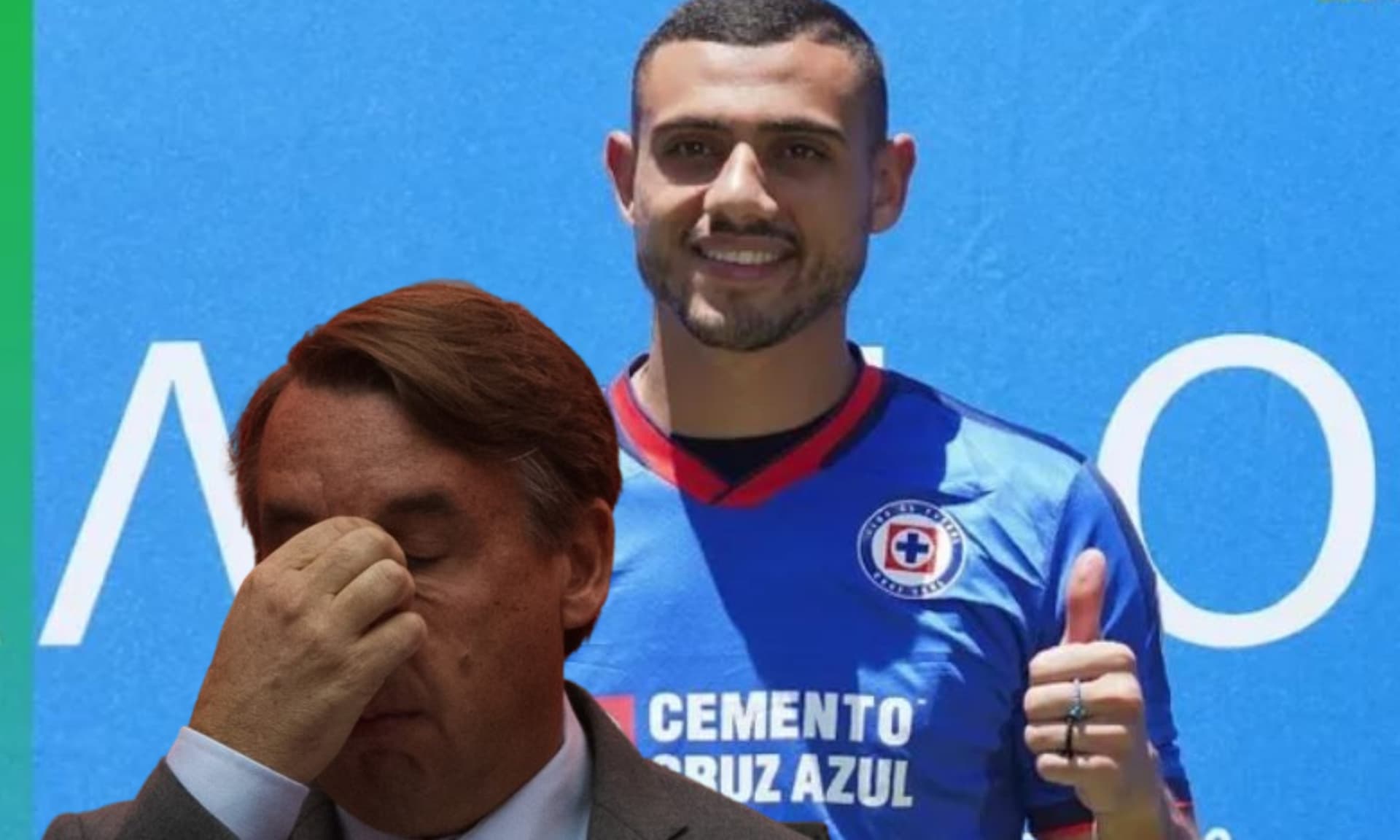 El griego Giakoumakis fue presentado en Cruz Azul y la Máquina quiere un 4to refuerzo nacional (Fuente: Cruz Azul)