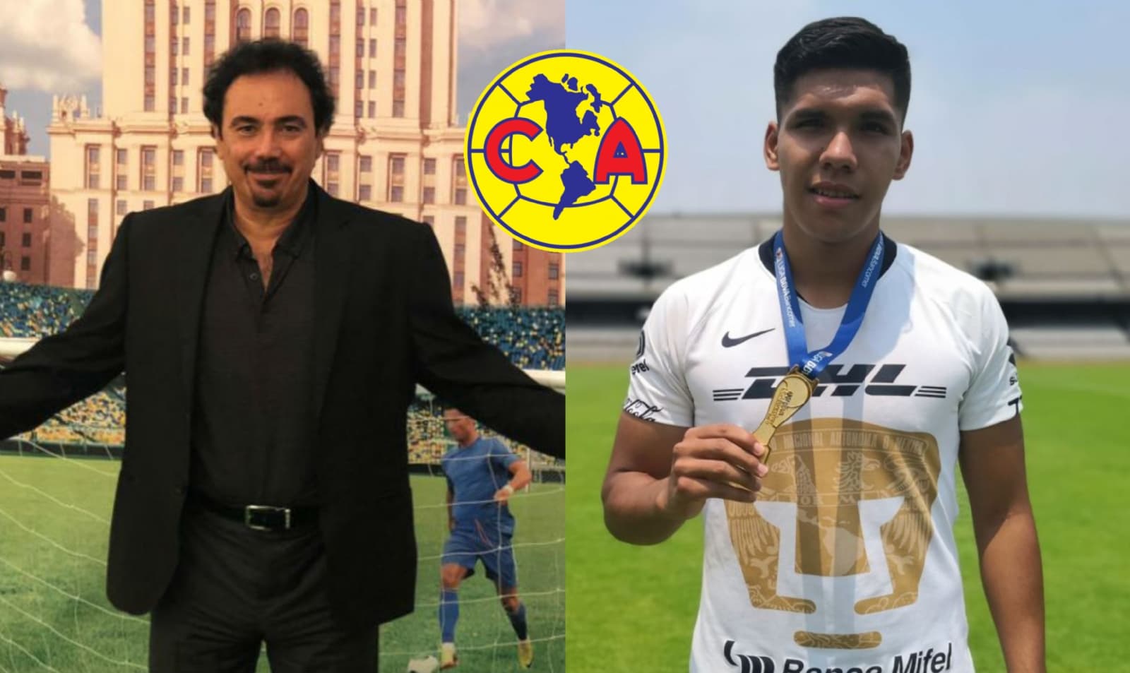 El joven canterano de Pumas creció siendo hincha del Club América.