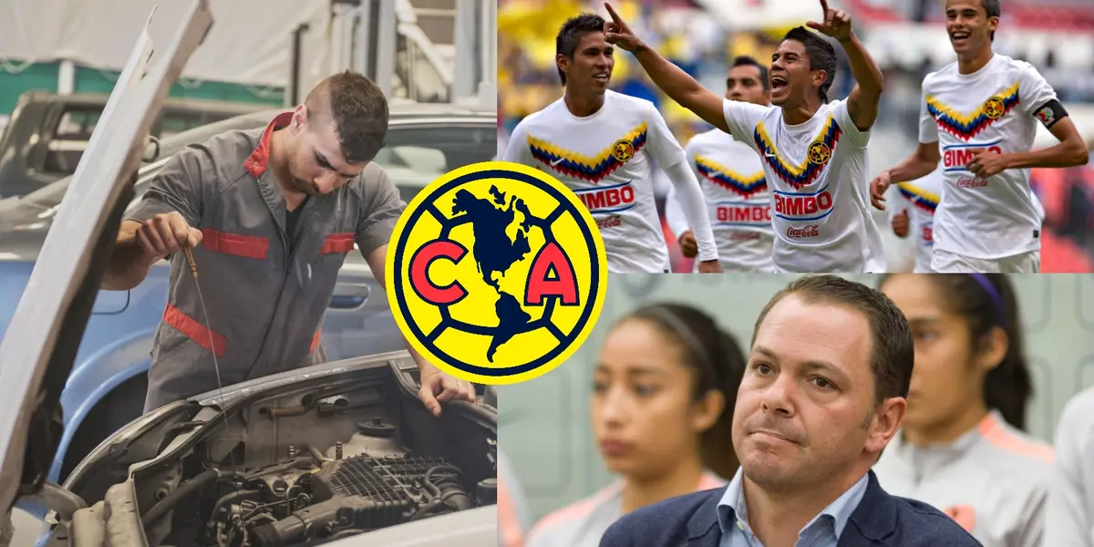 El jugador del América que echó Santiago Baños y ahora se dedica a reparar coches de lujo