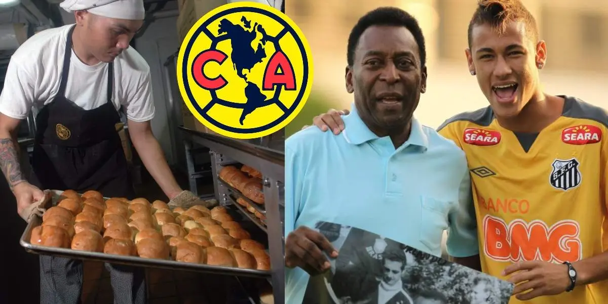 El jugador del Club América que se puso a la altura de Pelé y Neymar, ahora se dedica a la panadería.