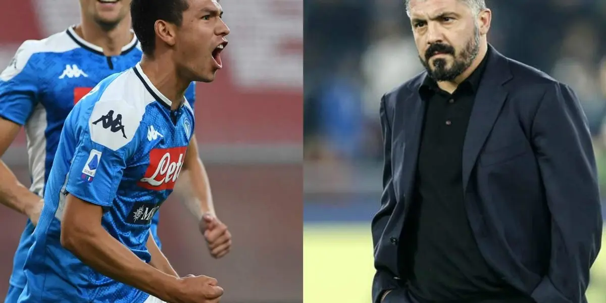 El jugador del Napoli que al no tener el respaldo de Gattuso se marcharía para no cruzarse con Hirving Lozano