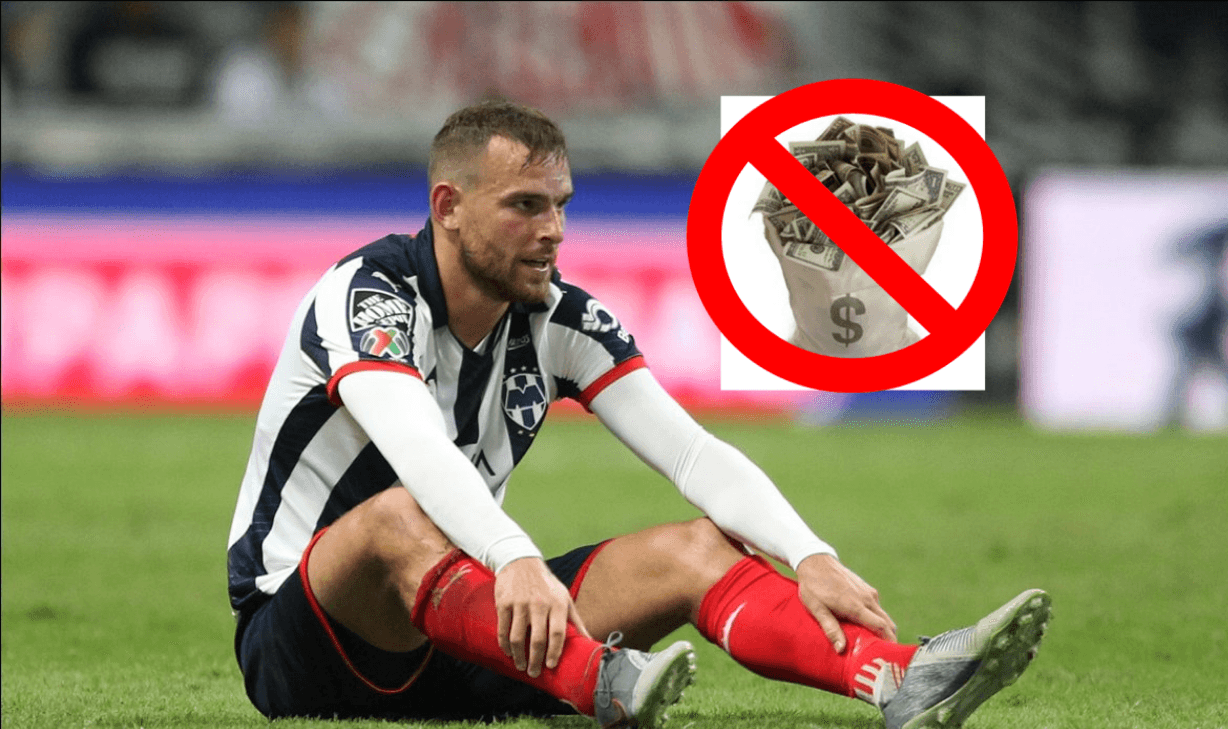 El jugador europeo llegó como figura. Rayados de Monterrey pagó 8.5 millones de dólares por su carta y ahora el futbolista cuesta tres veces menos