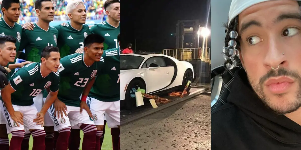 El jugador mexicano, al igual que este personaje, presumió en redes sociales el auto de lujo que tiene.