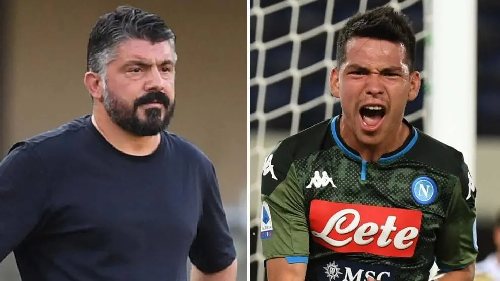 El jugador mexicano no jugó en este partido de Napoli, ahora Gennaro Gattuso recibe su castigo por menospreciar e insultar al mexicano.