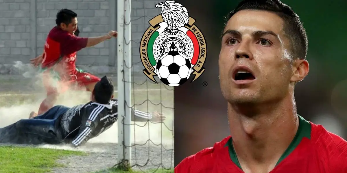 El jugador mexicano que tuvo sus inicios muy duros, pero tras ser figura enfrentó a Cristiano Ronaldo y hasta se llevó un presente del portugués.