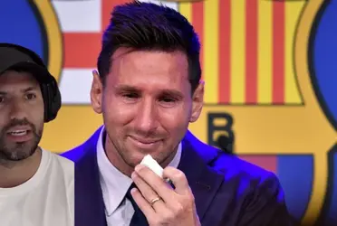El Kun Agüero reveló la triste realidad sobre la salida de Messi del Barcelona.