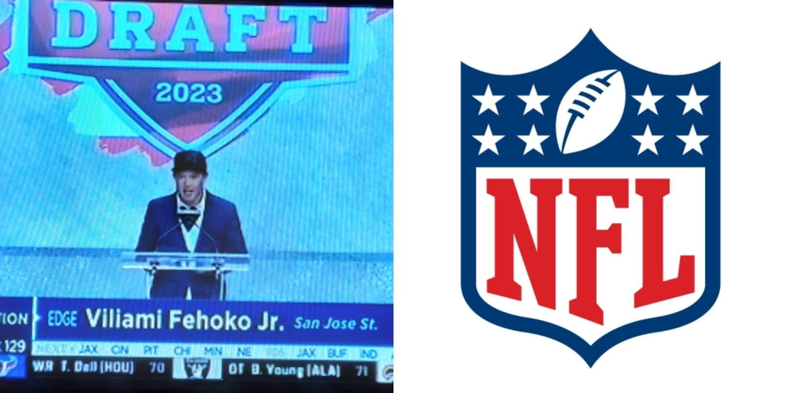 El ‘Matador’ apareció en el Draft de la NFL, en uno de los momentos más icónicos en el deporte en México; tenía que ser del América.