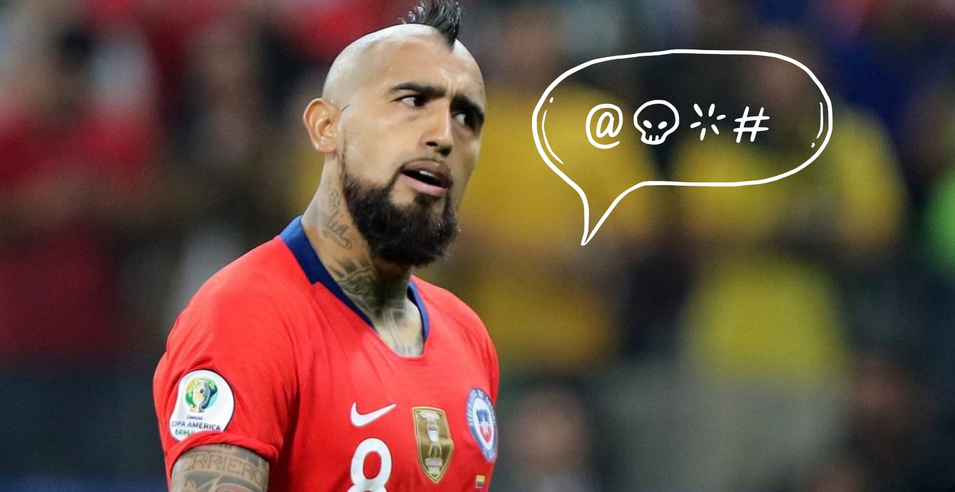 El mediocampista no dudó en publicar su fastidio ante la derrota por goleada ante Argentina